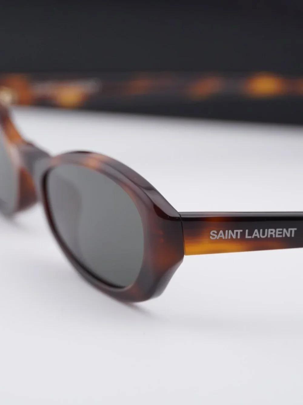 Saint Laurent SL871 SUE 004 Women Rectangle Sunglasses - Havana\Grey